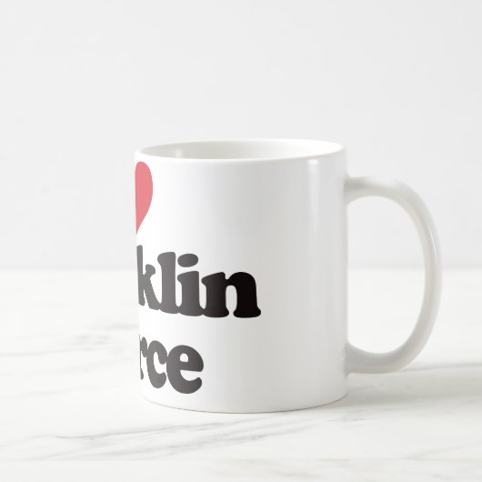 I Liebe Franklin Pierce Kaffeetasse (Rechts)