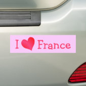 I Liebe Frankreich Autoaufkleber (Auf Auto)