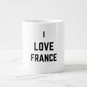 I LIEBE FRANKREICH Jumbo-Tasse