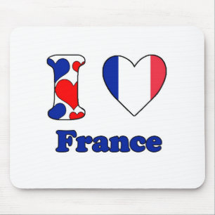 I Liebe Frankreich Mousepad