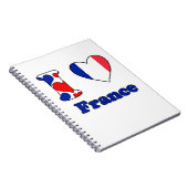 I Liebe Frankreich Notizblock (Rechte Seite)