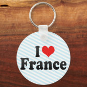 I Liebe Frankreich Schlüsselanhänger (Vorderseite)