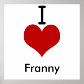 I Liebe Franny Poster (Vorne)