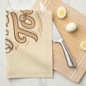 I Liebe Französischer Toast Geschirrtuch (Viertel Falte)