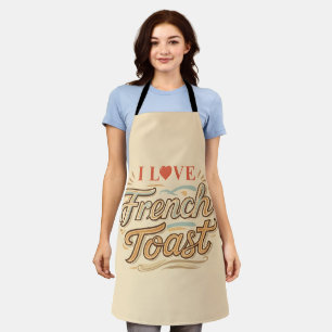 I Liebe Französischer Toast Schürze