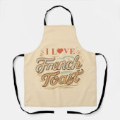 I Liebe Französischer Toast Schürze (Vorderseite)