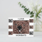 I LIEBE FRAUEN POSTKARTE (Stehend Vorderseite)