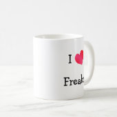 I Liebe Freaks Kaffeetasse (VorderseiteRechts)