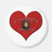 I Liebe Frederic Chopin Magnet (Vorne)