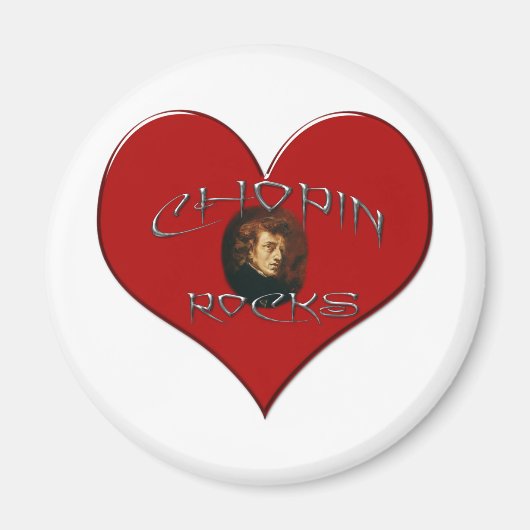 I Liebe Frederic Chopin Magnet (Vorne)