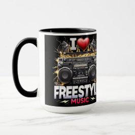 I Liebe Freestyle Music Tasse
