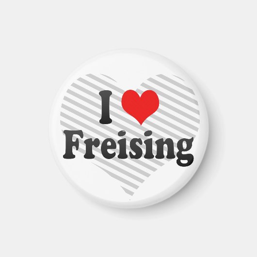 I Liebe Freising, Deutschland Magnet (Vorne)