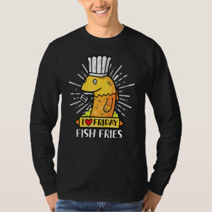 I Liebe Freitag Fisch Fries Pescatarian Food 1 T-Shirt