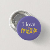 I Liebe Freitags Getränkekasten Button (Vorne & Hinten)