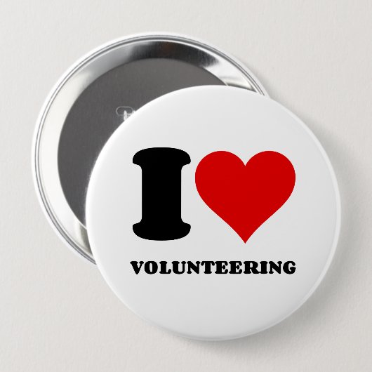 I LIEBE FREIWILLIG BUTTON (Vorne & Hinten)