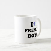 I Liebe French Boys Kaffeetasse (VorderseiteRechts)