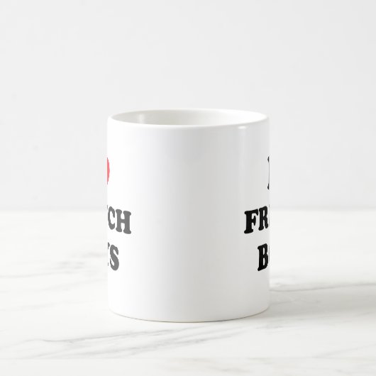 I Liebe French Boys Kaffeetasse (Mittel)
