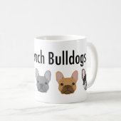 I Liebe French Bulldog Tasse - Franziskanerin (VorderseiteRechts)