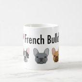 I Liebe French Bulldog Tasse - Franziskanerin (Mittel)