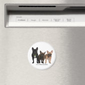I Liebe French Bulldogs Magnet (In Situ (Geschirrspüler))