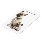 I Liebe French Bulldogs Magnet (Linke Seite)