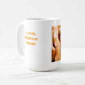 I LIEBE FRENCH FRIES KAFFEETASSE (Vorderseite Links)
