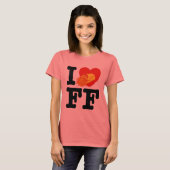 I Liebe French Fries T-Shirt (Vorne ganz)