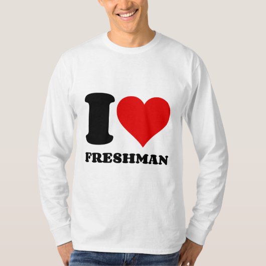 I LIEBE FRESHMAN HERZEN T-Shirt (Vorderseite)