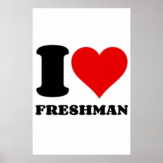 I LIEBE FRESHMAN POSTER (Vorne)