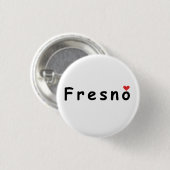 I Liebe Fresno Button (Vorne & Hinten)