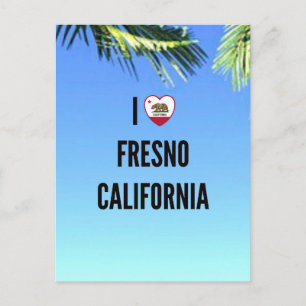 I Liebe Fresno, Kalifornien Postkarte