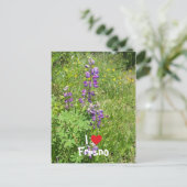 I Liebe Fresno Postkarte (Stehend Vorderseite)