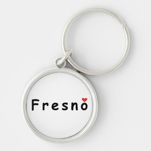 I Liebe Fresno Schlüsselanhänger (Vorne)