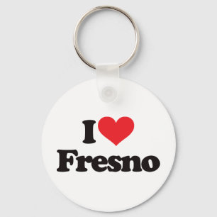 I Liebe Fresno Schlüsselanhänger