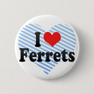 I Liebe-Frettchen Button