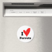 I Liebe Frettchen Magnet (In Situ (Geschirrspüler))