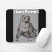 I Liebe-Frettchen! Mousepad (Mit Mouse)