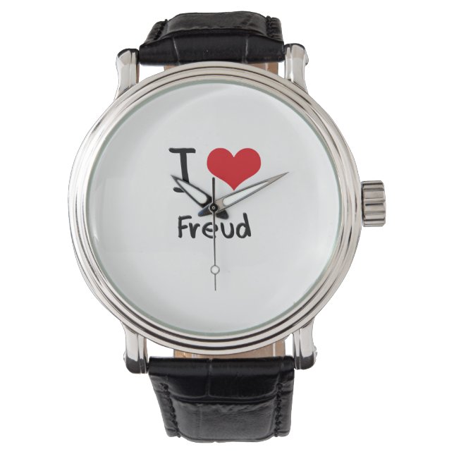 I Liebe Freud Armbanduhr (Vorderseite)