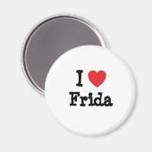 I Liebe Frida T - Shirt Magnet (Vorderseite/Rückseite)