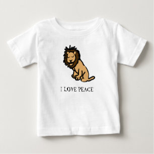 I Liebe Frieden Baby T-shirt