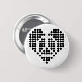 I Liebe-Frieden Button (Vorne & Hinten)