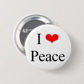 I Liebe-Frieden Button (Vorne & Hinten)