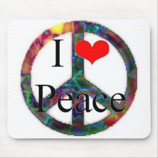 I Liebe-Frieden Mousepad