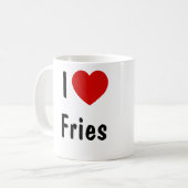 I Liebe Fries Kaffeetasse (Vorderseite Links)