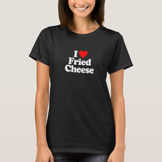 I Liebe Friese Cheese Funny T-Shirt (Vorderseite)