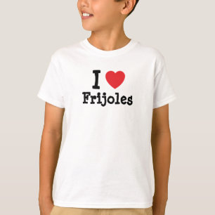 I Liebe Frijoles Herzstück T - Shirt