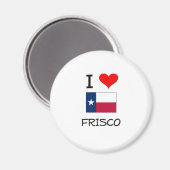 I Liebe Frisco Texas Magnet (Vorderseite/Rückseite)