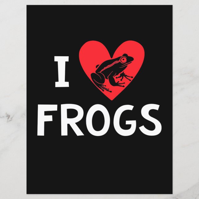 I Liebe Frogs (Vorderseite)
