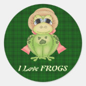 I Liebe FROGS Aufkleber (Vorderseite)