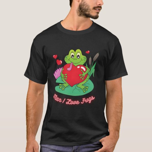 I Liebe Frogs Day Frosch T-Shirt (Vorderseite)